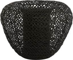 Light & Living Vaas Finou - Zwart - Ø35cm - Modern