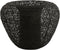 Light & Living Vaas Finou - Zwart - Ø35cm - Modern