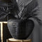 Light & Living Vaas Finou - Zwart - Ø35cm - Modern