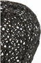 Light & Living Vaas Finou - Zwart - Ø35cm - Modern