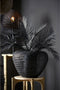 Light & Living Vaas Finou - Zwart - Ø35cm - Modern