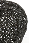 Light & Living Vaas Finou - Zwart - Ø35cm - Modern