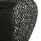 Light & Living Vaas Finou - Zwart - Ø35cm - Modern