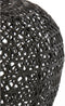 Light & Living Vaas Finou - Zwart - Ø42cm - Modern