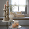 Light & Living - Vaas Halley Naturel - Glas Creme - 40x23x23cm (hxbxd)