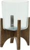 Light & Living Vaas Jace - Bruin - Ø22.5cm - Modern - Kerst cadeau - Kerst cadeautjes - Cadeau vrouw - Cadeau man - Cadeau voor haar - Cadeau voor hem - Kerstcadeau - Kerst kado - Kado man - Kado vrouw
