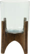 Light & Living Vaas Jace - Bruin - Ø22.5cm - Modern - Kerst cadeau - Kerst cadeautjes - Cadeau vrouw - Cadeau man - Cadeau voor haar - Cadeau voor hem - Kerstcadeau - Kerst kado - Kado man - Kado vrouw