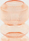 Light & Living vaas Josia | Glas glanzend | Perzik | ø 12,5 x 35 cm
