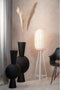 Light & Living Vaas Kavandu - Zwart - 31x20x60cm - Modern - Kerst cadeau - Kerst cadeautjes - Cadeau vrouw - Cadeau man - Cadeau voor haar - Cadeau voor hem - Kerstcadeau - Kerst kado - Kado man - Kado vrouw