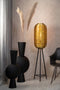 Light & Living Vaas Kavandu - Zwart - 31x20x60cm - Modern - Kerst cadeau - Kerst cadeautjes - Cadeau vrouw - Cadeau man - Cadeau voor haar - Cadeau voor hem - Kerstcadeau - Kerst kado - Kado man - Kado vrouw