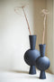 Light & Living Vaas Kavandu - Zwart - 37.5x22x81cm - Modern - Kerst cadeau - Kerst cadeautjes - Cadeau vrouw - Cadeau man - Cadeau voor haar - Cadeau voor hem - Kerstcadeau - Kerst kado - Kado man - Kado vrouw