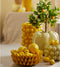 Light & Living Vaas Lemon - Geel - 23.5x23.5x33cm - Modern