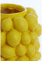 Light & Living Vaas Lemon - Geel - Ø31cm - Botanisch - Kerst cadeau - Kerst cadeautjes - Cadeau vrouw - Cadeau man - Cadeau voor haar - Cadeau voor hem - Kerstcadeau - Kerst kado - Kado man - Kado vrouw