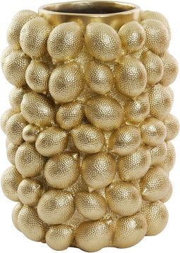 Light & Living Vaas Lemon - Goud - Ø31cm - Modern - Sinterklaas cadeau - Sinterklaas cadeautjes - Cadeau vrouw - Cadeau man - Cadeau voor haar - Cadeau voor hem - Sint cadeau - Sint kado - Kado man - Kado vrouw