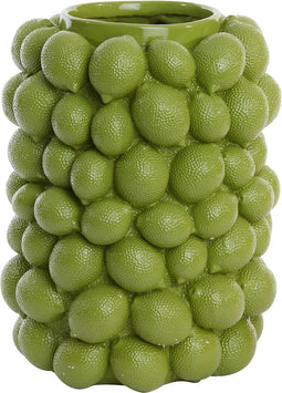Light & Living Vaas Lemon - Groen - Ø31cm - Modern - Kerst cadeau - Kerst cadeautjes - Cadeau vrouw - Cadeau man - Cadeau voor haar - Cadeau voor hem - Kerstcadeau - Kerst kado - Kado man - Kado vrouw