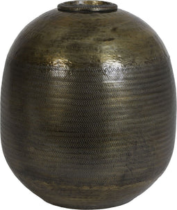 Light & Living Vaas Lezay - Antiek Brons - Ø48cm - Modern - Kerst cadeau - Kerst cadeautjes - Cadeau vrouw - Cadeau man - Cadeau voor haar - Cadeau voor hem - Kerstcadeau - Kerst kado - Kado man - Kado vrouw