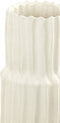 Light & Living Vaas Longa M - Keramiek - Wit - 17 x 58 x 17 cm (BxHxD)