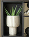 Light & Living Vaas Maja - Keramiek - Wit - 24 x 35 x 24 cm (BxHxD)
