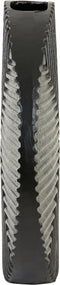 Light & Living Vaas Matancita - Zwart - 34x7x33cm - Modern - Kerst cadeau - Kerst cadeautjes - Cadeau vrouw - Cadeau man - Cadeau voor haar - Cadeau voor hem - Kerstcadeau - Kerst kado - Kado man - Kado vrouw