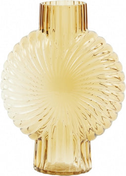 Light & Living Vaas Mia - Glas - Geel - 22 x 32 x 11 cm (BxHxD)