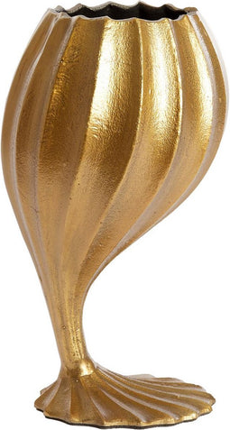 Light & Living Vaas Mikie - Brons - 18x16x32cm - Modern