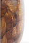 Light & Living Vaas Milos - Bruin - Ø37cm - Modern - Kerst cadeau - Kerst cadeautjes - Cadeau vrouw - Cadeau man - Cadeau voor haar - Cadeau voor hem - Kerstcadeau - Kerst kado - Kado man - Kado vrouw