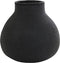 Light & Living Vaas Musina - Zwart - Ø40cm - Modern - Kerst cadeau - Kerst cadeautjes - Cadeau vrouw - Cadeau man - Cadeau voor haar - Cadeau voor hem - Kerstcadeau - Kerst kado - Kado man - Kado vrouw
