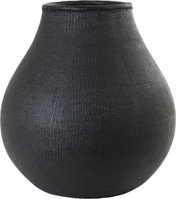 Light & Living Vaas Musina - Zwart - Ø50cm - Modern - Kerst cadeau - Kerst cadeautjes - Cadeau vrouw - Cadeau man - Cadeau voor haar - Cadeau voor hem - Kerstcadeau - Kerst kado - Kado man - Kado vrouw