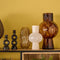 Light & Living Vaas Narra L - Glas - Bruin - 27 x 46 x 27 cm (BxHxD)