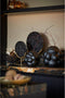 Light & Living Vaas Noor - Zwart - 30,5x30,5x30,5cm - Modern - Kerst cadeau - Kerst cadeautjes - Cadeau vrouw - Cadeau man - Cadeau voor haar - Cadeau voor hem - Kerstcadeau - Kerst kado - Kado man - Kado vrouw