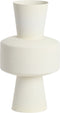 Light & Living Vaas Novali - Metaal - Creme/Wit - 24 x 42 x 24 cm (BxHxD)