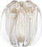 Light&living Vaas Ø14,5x16 cm MURELA glas transparant+glitter zand