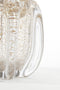 Light&living Vaas Ø14,5x16 cm MURELA glas transparant+glitter zand