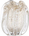 Light&living Vaas Ø14,5x16 cm MURELA glas transparant+glitter zand
