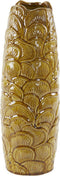 Light&living Vaas Ø14x40,5 cm TRAVIS keramiek okergeel