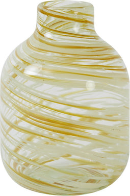 Light&living Vaas Ø16,5x23 cm INDIE glas geel