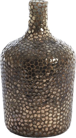 Light&living Vaas Ø16x29 cm BOMADU glas antiek zwart