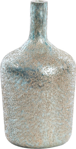 Light&living Vaas Ø16x29 cm MOLUSI glas turquoise-goud