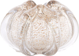 Light&living Vaas Ø19x12 cm MURELA glas transparant+glitter zand