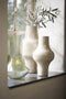 Light&living Vaas Ø25x40 cm LEANNA glas steenslag groen