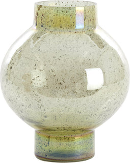 Light&living Vaas Ø26x30 cm DUSIT glas steenslag groen