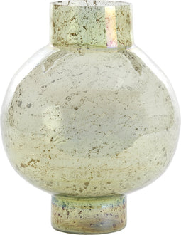 Light&living Vaas Ø31x38 cm DUSIT glas steenslag groen