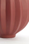 Light&living Vaas Ø33x42 cm PALLOCI glas mat steenrood