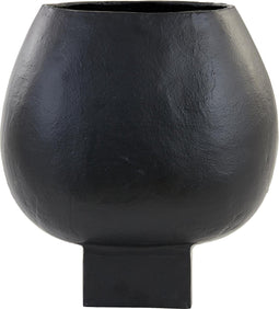 Light & Living Vaas Partida - Zwart - 34x21x40cm - Modern - Sinterklaas cadeau - Sinterklaas cadeautjes - Cadeau vrouw - Cadeau man - Cadeau voor haar - Cadeau voor hem - Sint cadeau - Sint kado - Kado man - Kado vrouw