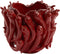 Light & Living - Vaas PEPPER - 25.5x24.5x20.5cm - Rood