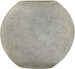 Light & Living - Vaas Rayskin S Grijs - Polyester Grijs - 30x28x12cm (hxbxd)