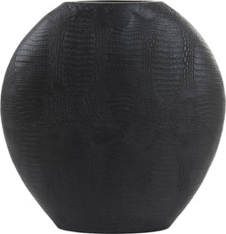 Light & Living - Vaas SKELD - 50x15x50cm - Zwart