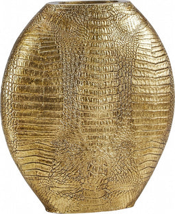 Light & Living - Vaas Skeld S Goud - Kunststof Antiek Brons - 32x30x8cm (hxbxd)