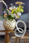 Light & Living Vaas Strawberry - Goud - 35x34x33cm - Modern