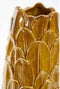 Light & Living Vaas Toine - Geel - 16.5x16.5x59cm - Modern - Kerst cadeau - Kerst cadeautjes - Cadeau vrouw - Cadeau man - Cadeau voor haar - Cadeau voor hem - Kerstcadeau - Kerst kado - Kado man - Kado vrouw